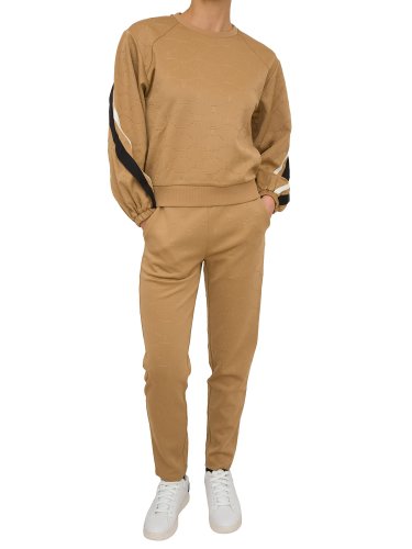 Женская толстовка TWIN-SET FELPA CHIUSA CAMMELLO