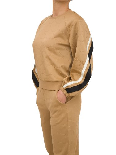 Женская толстовка TWIN-SET FELPA CHIUSA CAMMELLO