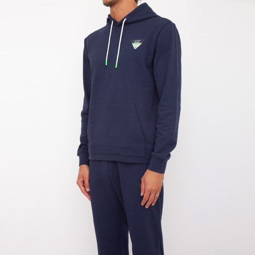 Чоловіча толстовка EA7 EMPORIO ARMANI SWEATSHIRT BLU