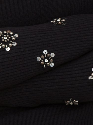 Жіночий светр TWIN-SET LUPETTO IN MAGLIA NERO