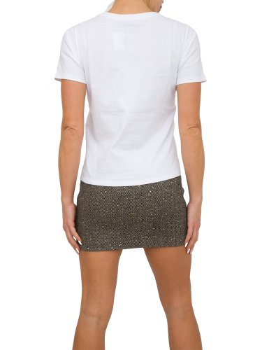 Жіноча футболка TWIN-SET T-SHIRT GIROCOLLO BIANCO