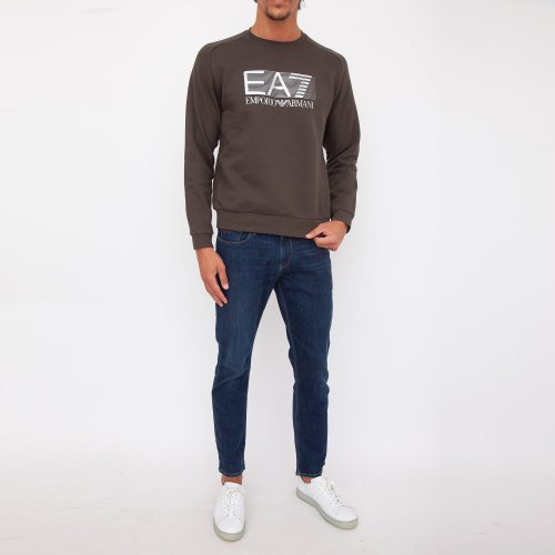 Мужская толстовка EA7 EMPORIO ARMANI SWEATSHIRT VERDE