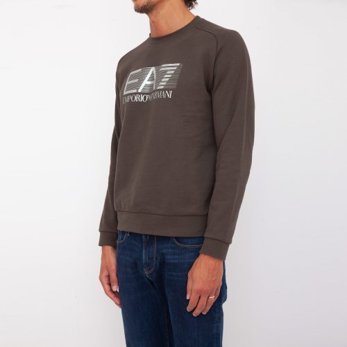 Мужская толстовка EA7 EMPORIO ARMANI SWEATSHIRT VERDE
