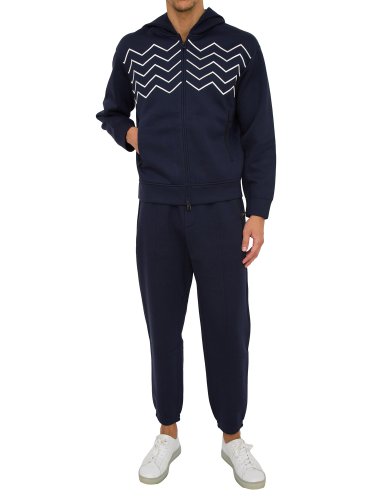 Чоловіча толстовка EMPORIO ARMANI SB - JERSEYWEAR BLU