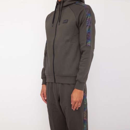 Мужская толстовка EA7 EMPORIO ARMANI SWEATSHIRT VERDE