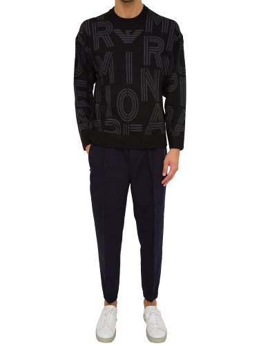 Мужской свитер  EMPORIO ARMANI 05 - KNITWEAR NERO