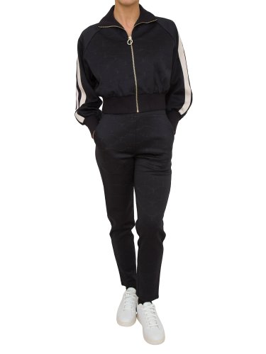 Женская толстовка TWIN-SET FELPA APERTA NERO
