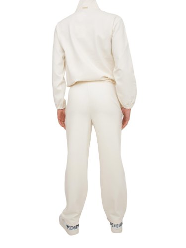 Женский спортивный костюм TWIN-SET COMPLETO TUTA (FELPA APERTA+JOGGING) BIANCO