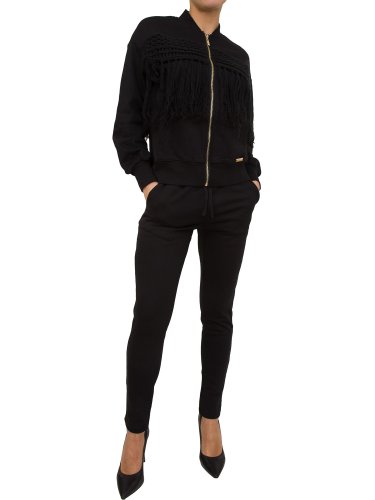 Женские спортивные штаны TWIN-SET PANTALONE N/Y CON ELASTICO NERO