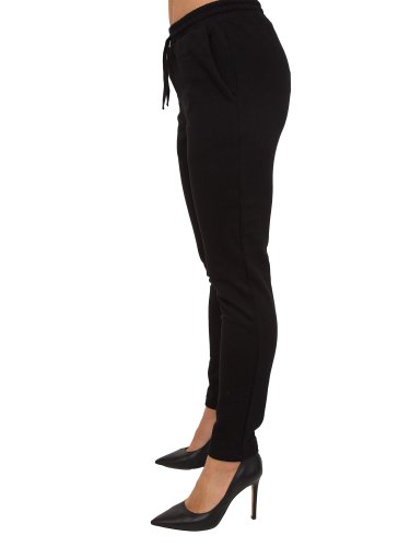 Женские спортивные штаны TWIN-SET PANTALONE N/Y CON ELASTICO NERO