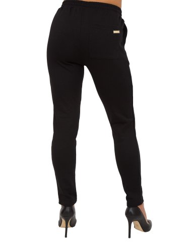 Женские спортивные штаны TWIN-SET PANTALONE N/Y CON ELASTICO NERO