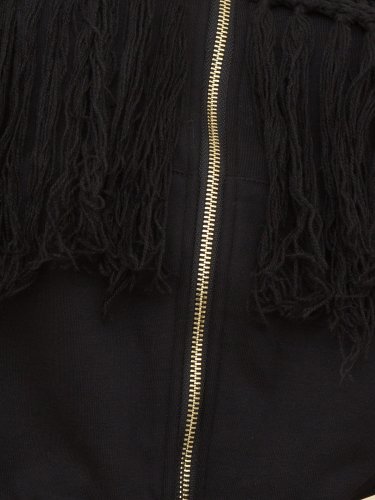 Женская толстовка TWIN-SET FELPA APERTA CORTA NERO