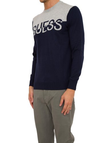 Мужской свитер  GUESS JEANS MAGLIA BLU
