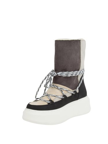 Жіночі чоботи TWIN-SET STIVALETTO IMBOTTITO GRIGIO