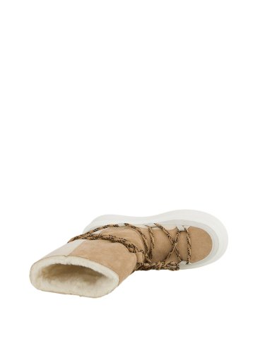 Женские сапоги TWIN-SET STIVALETTO IMBOTTITO BEIGE
