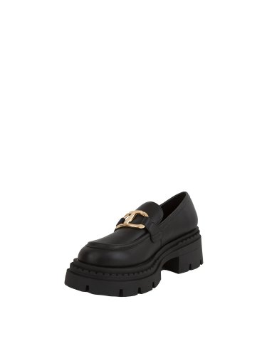 Жіноче класичне взуття TWIN-SET MOCASSINO CON OVAL T NERO