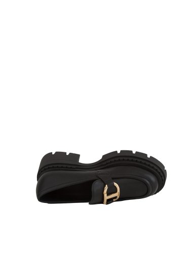 Жіноче класичне взуття TWIN-SET MOCASSINO CON OVAL T NERO
