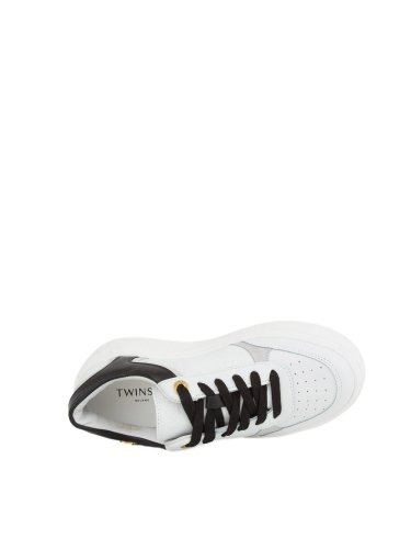 Жіночі кросівки TWIN-SET SNEAKER CON LAVORAZIONE DEBOSSED DETT.CONTRASTO BICOLOR