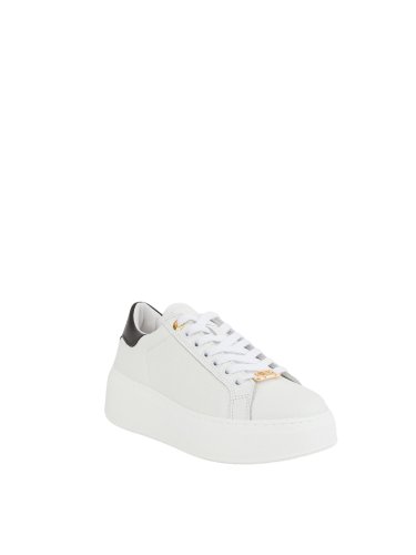 Женские кроссовки TWIN-SET SNEAKER C/TOPPONE IN CONTRASTO E PASSALACCI OVAL T BIANCO
