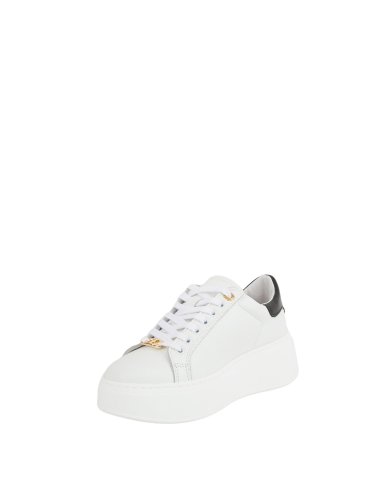 Женские кроссовки TWIN-SET SNEAKER C/TOPPONE IN CONTRASTO E PASSALACCI OVAL T BIANCO