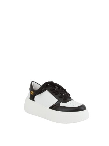 Женские кроссовки TWIN-SET SNEAKERS BASSA IN PELLE BICOLOR