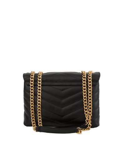 Женская кроссбоди TWIN-SET TRACOLLA CON PATTA GRANDE IN PELLE NERO