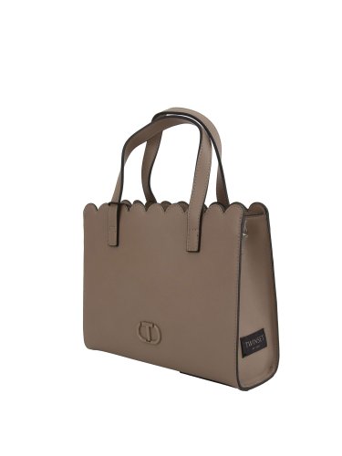 Женская сумка с ручками TWIN-SET SHOPPER PICCOLA TAUPE