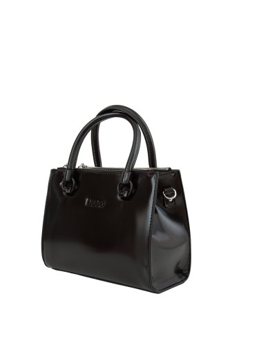 Женская сумка с ручками LIU JO S SATCHEL DOUBLE ZIP NERO