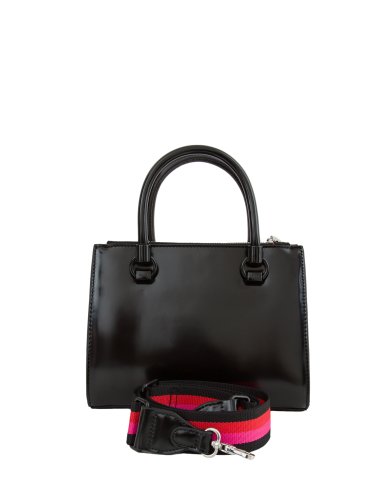 Женская сумка с ручками LIU JO S SATCHEL DOUBLE ZIP NERO