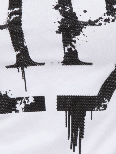 Женская футболка PHILIPP PLEIN T-SHIRT ROUND NECK SS BIANCO