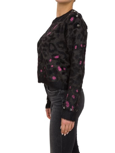 Женский свитер TWIN-SET MAGLIA GIROCOLLO REGULAR NERO