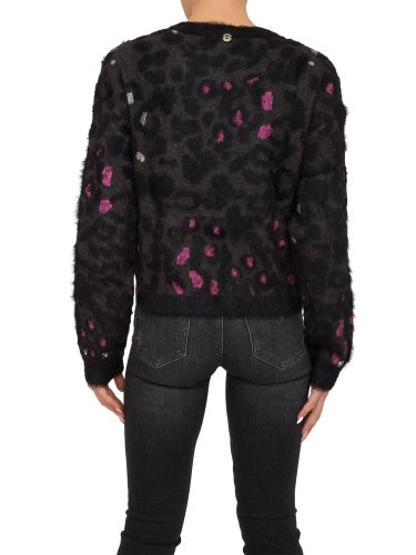 Женский свитер TWIN-SET MAGLIA GIROCOLLO REGULAR NERO