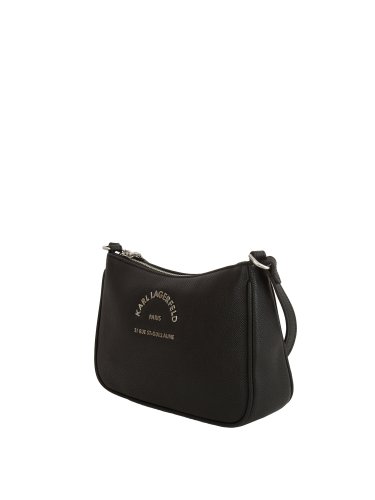 Жіноча сумка з ручками K.LAGERFELD rsg metal sm zip cb NERO