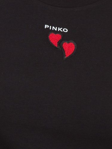 Жіноча футболка PINKO T-SHIRT NERO