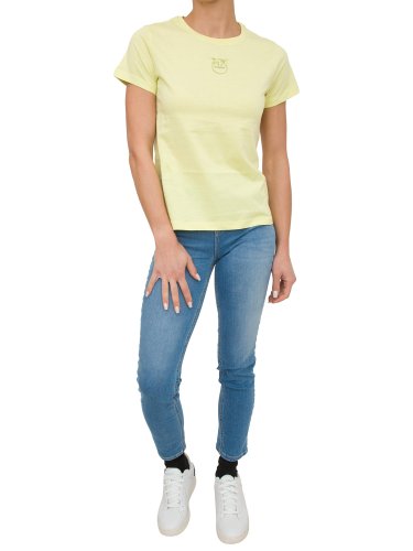 Женская футболка PINKO T-SHIRT GIALLO