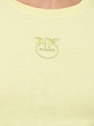 Женская футболка PINKO T-SHIRT GIALLO
