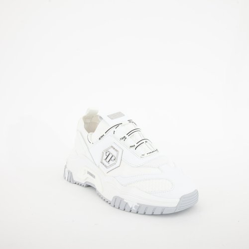 Мужские кроссовки PHILIPP PLEIN TRAINER SNEAKERS PREDATOR BIANCO