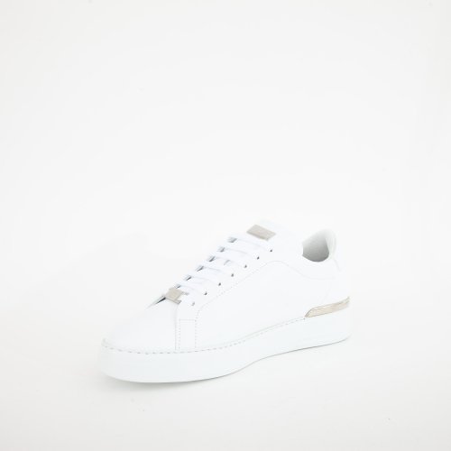 Чоловічі кросівки PHILIPP PLEIN Leather Lo-Top Sneaker Hexagon BIANCO