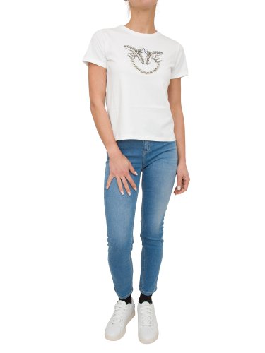 Жіноча футболка PINKO T-SHIRT BIANCO