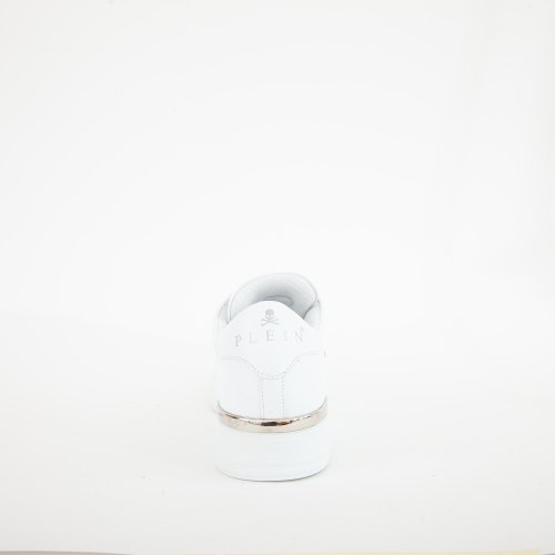 Чоловічі кросівки PHILIPP PLEIN Leather Lo-Top Sneaker Hexagon BIANCO