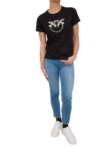 Жіноча футболка PINKO T-SHIRT NERO