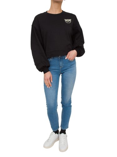 Женская толстовка PINKO FELPA NERO