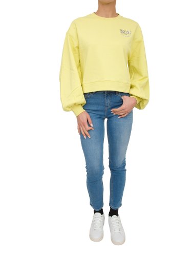 Женская толстовка PINKO FELPA GIALLO