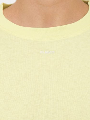 Женская футболка PINKO T-SHIRT GIALLO