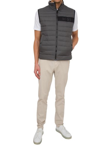 Чоловічий жилет BOSS Outerwear GRIGIO