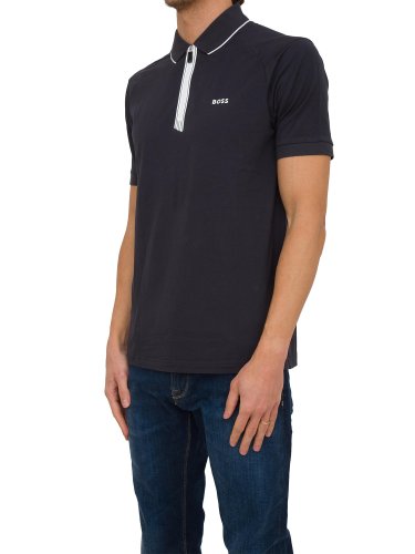 Мужское поло BOSS Jersey BLU