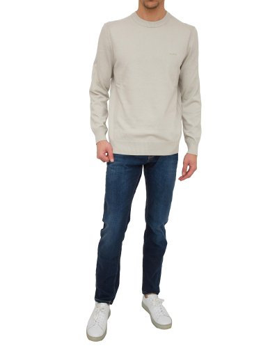 Мужской свитер BOSS Knitwear BEIGE