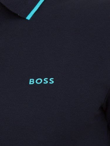 Мужское поло BOSS Jersey BLU