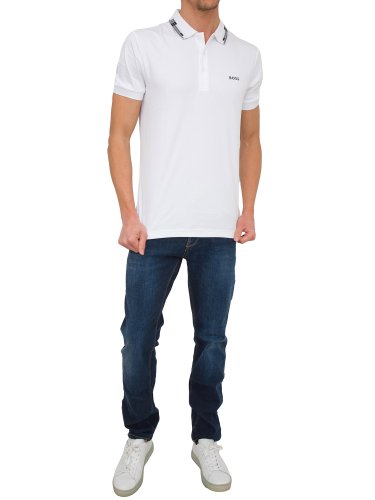 Чоловіче поло BOSS Jersey BIANCO
