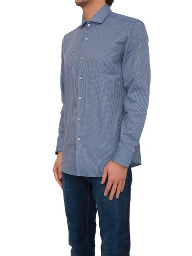 Мужская рубашка с длинным рукавом BOSS Shirts BLU